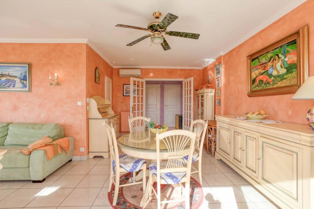 Appartement A6- 2 Bdr Incredible Sea View - Ac, Garage & Terrace à Antibes Extérieur photo