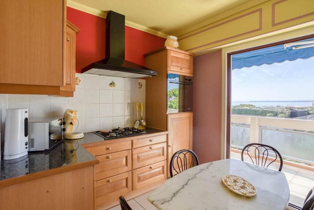 Appartement A6- 2 Bdr Incredible Sea View - Ac, Garage & Terrace à Antibes Extérieur photo